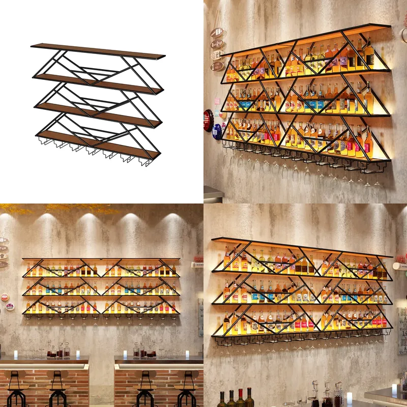 Wine & Beer Guayaquil - Rak Anggur Dinding dari Besi Tempa,