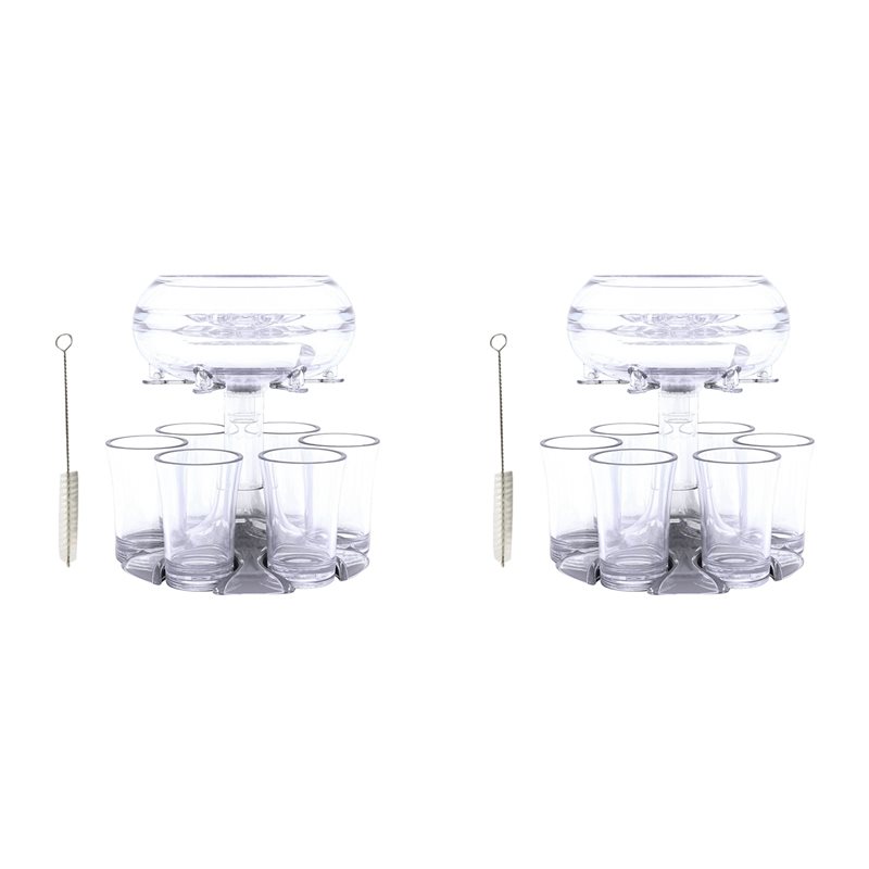 Whisky Beer And Wine - ABLN-2 Set 6 Gelas Shot Dispenser