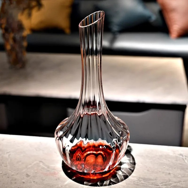 Wine Aerator Pour - Panci Anggur Kristal Eropa Elegan dengan