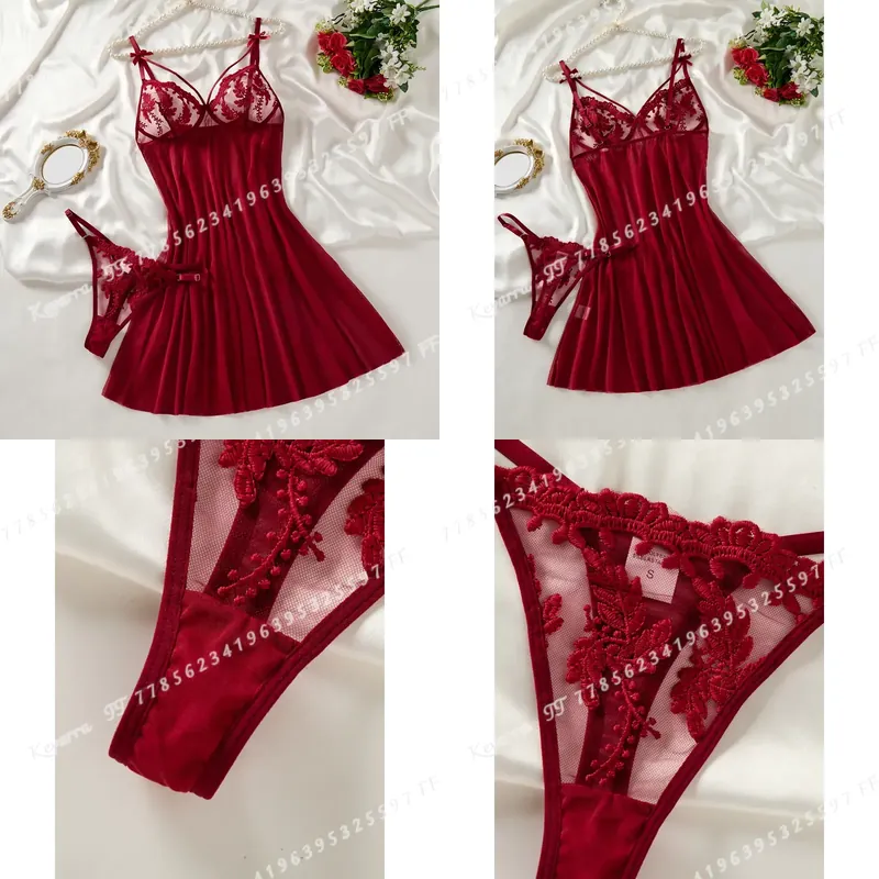 Gaun Tidur Wanita Warna Merah  - Wine & Beer Guayaquil ulasan dan harga