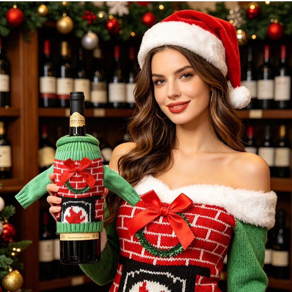 Sarung Botol Anggur Motif Rusa - Wine Beer Hat ulasan dan harga