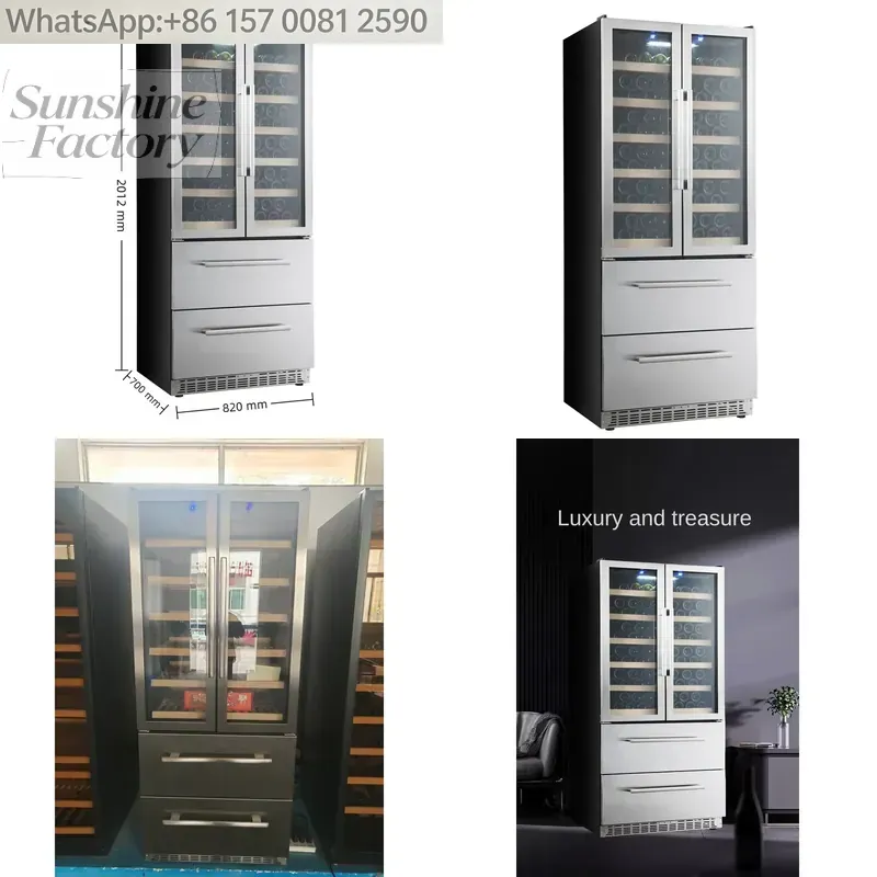 Lemari Pendingin Anggur NE-362 - Wine Beer Dual Zone ulasan dan harga